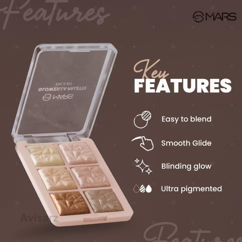 MARS Highlighter pallet - Glowzilla Palette