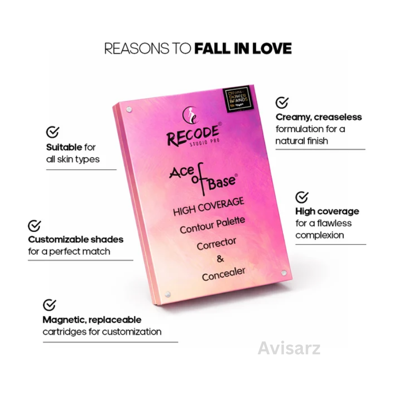 Recode  Concealer, Colour Corrector & Contour Palette - 52 G
