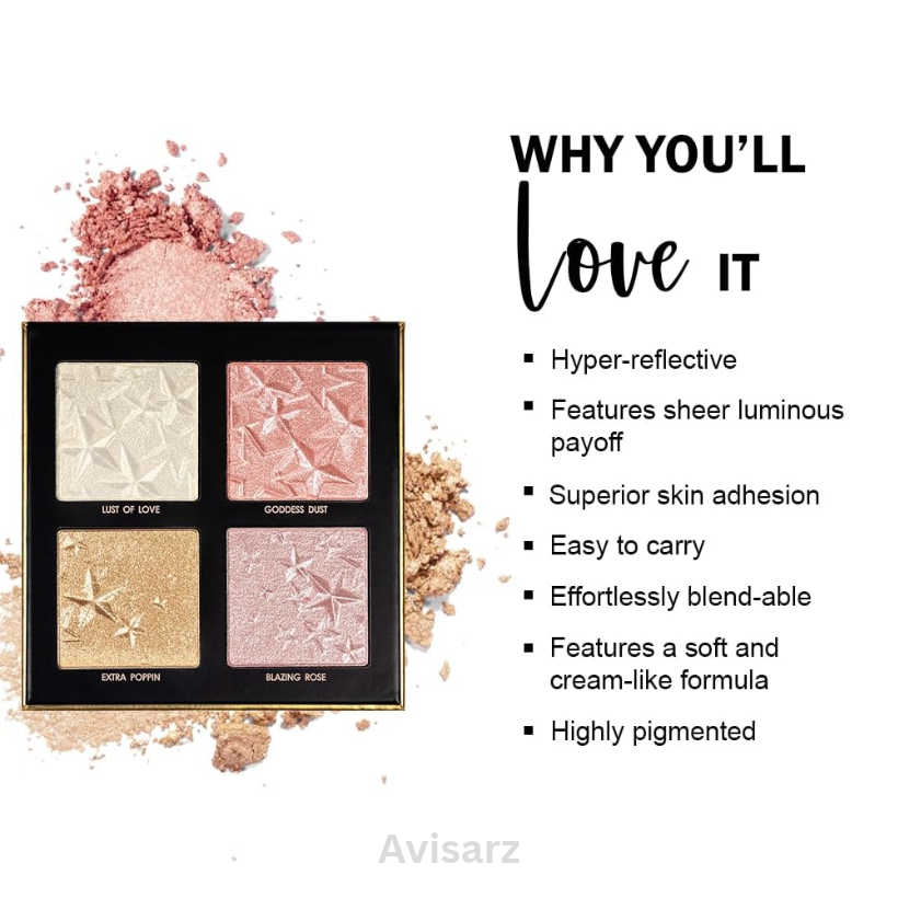 Forever 52 Desert Glow 4 Color Highlighter Palette