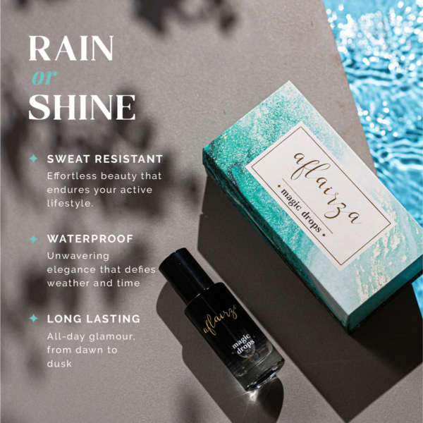 Magic Drops for Waterproof* and Sweat-resistant Makeup - Enhance Longevity and Radiance